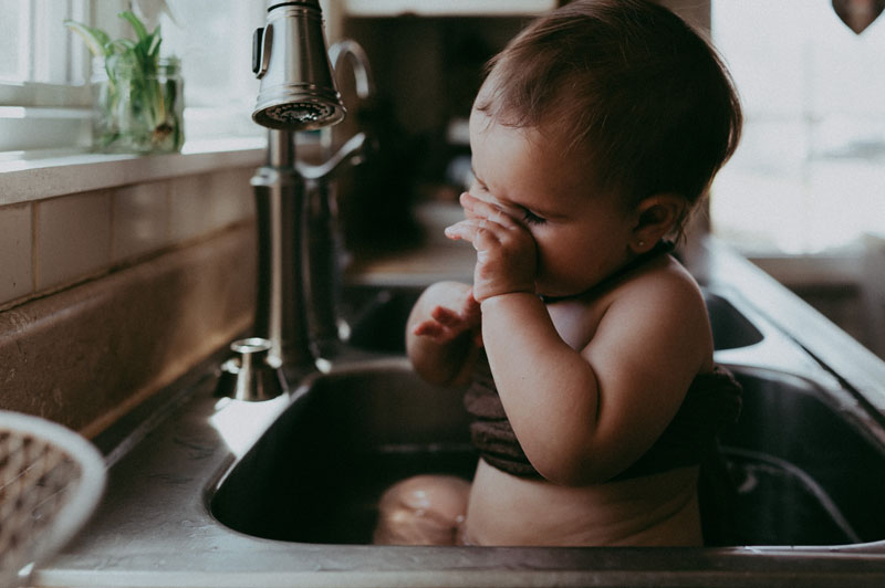 sink bath photography