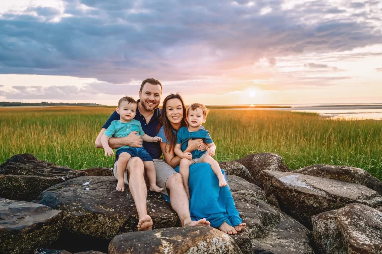 McGee Family Photoshoot – Sunset in Brewster, Cape Cod